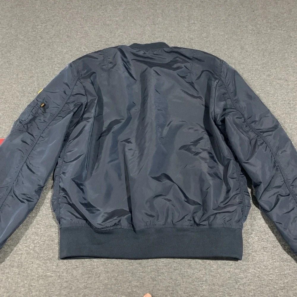 NEW Alpha Industries REVERSIBLE II MA-1 TT NASA Jacket Stars - Size XXL/2XL